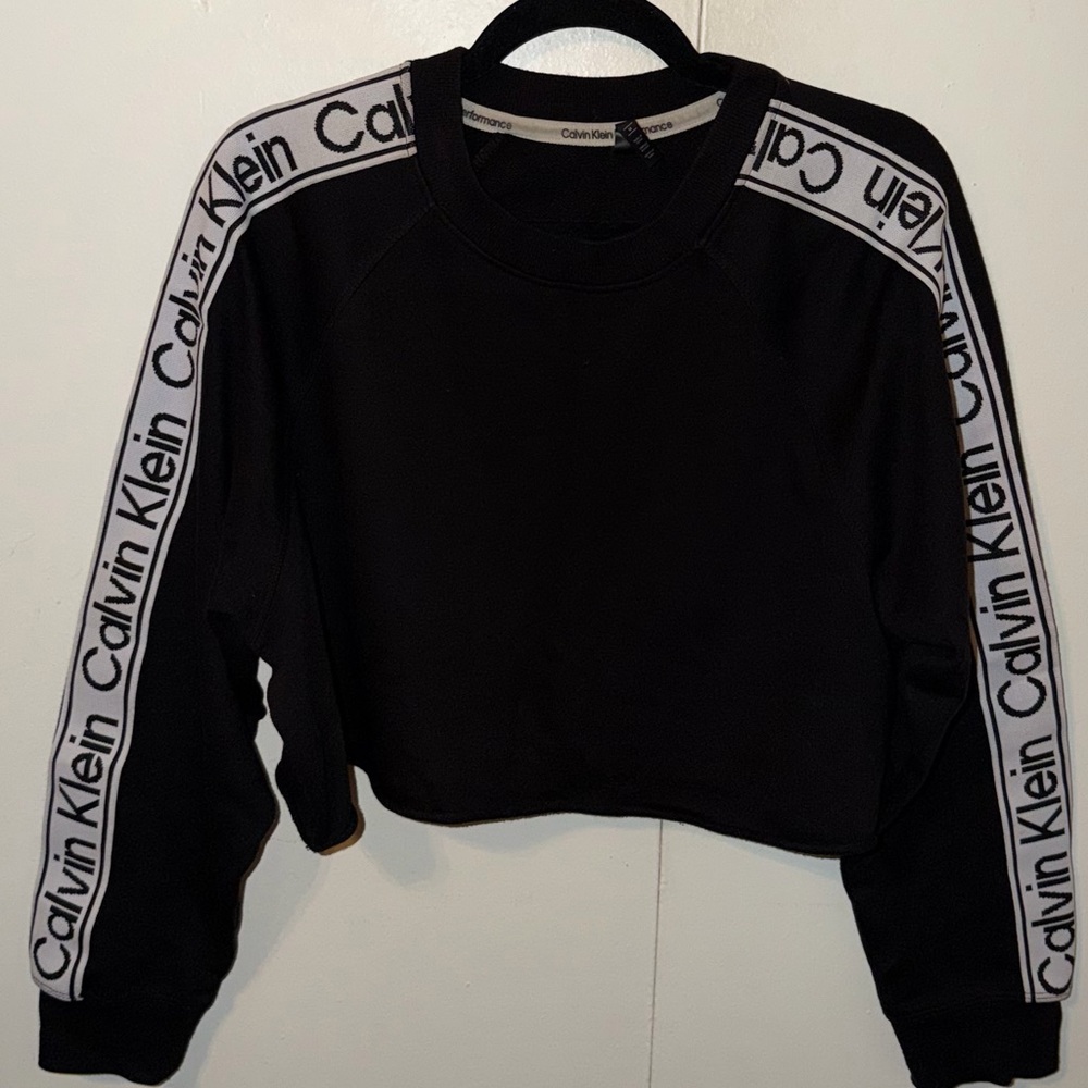 Calvin Klein Black and White Logo Sweatshirt